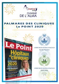 CLASSEMENT DES CLINIQUES 2020 - LE POINT